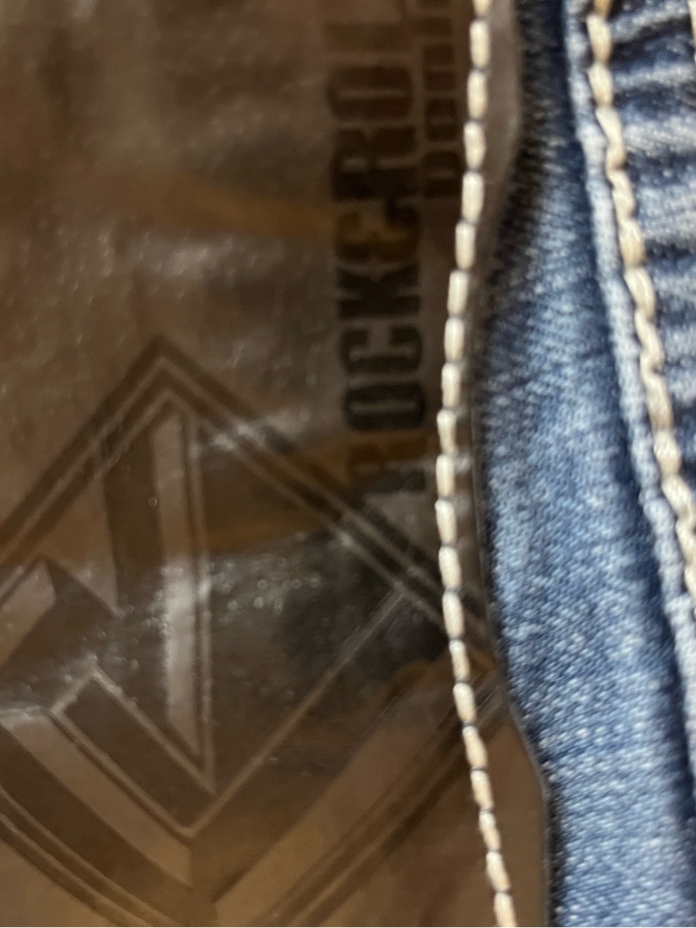 Classic men’s Rock and Roll Blue Denim Jeans - Casual Everyday Fit 34/30 - Picture 3 of 8